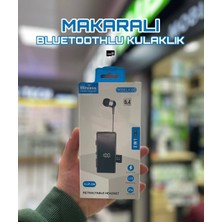 Almanara Project Bluetooth 5.4 Makaralı Kablosuz Kulaklık LED Ekranlı Clip-On Tasarım Uzun Pil Ömrü Net Ses