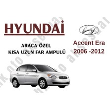 MFK Hyundai Accent Era 2006-2012 Kısa Uzun Far Ampulü H4