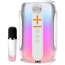Mn6 Pluse 8 Mikrofonlu Bluetooth Hoparlör/dekoratif Aydınlatma/led Işıklı Gece LAMBASI/360°LEDLI Hoparlör/taşınabilir Bluetooth Hoparlör
