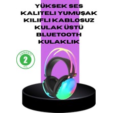 Rgb Aydınlatmalı Kablosuz Bluetooth Kulaklığı