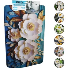 DS LLC Dikdörtgen - Desenli   38X85CM   Su Emici - Sihirli  Banyo Paspası  Elastik