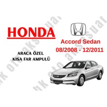 MFK Honda Accord Sedan 08/2008 - 12/2015 Araca Özel Kısa Far Ampulü H1