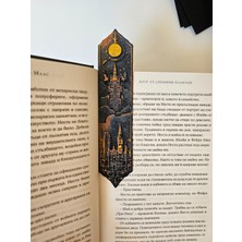 Dağ Teknoloi Gotik Şato Gece Temalı Koleksiyonluk Kitap Ayracı Seti – Fantastik Tasarım Dekoratif Okuma Ayracı 4’lü Set Bookmark