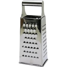 DS LLC Dörtgen - Küçük  Metal Çelik Rende Metal Saplı