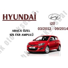 MFK Hyundai I20 03/2012 - 09/2014 Araca Özel Sis Far Ampulü H8