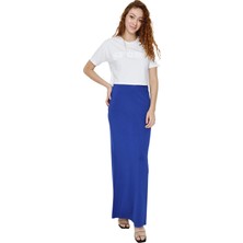 Select Moda Kadın Örme Maxi Etek