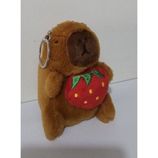  sevimli capybara anahtarlık