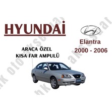 MFK Hyundai Elantra 2000-2006 Araca Özel Kısa Far Ampulü H7