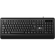 Ronanna Lecoo KB104, USB Kablolu, Türkçe Q,  Standart Klavye (Siyah)