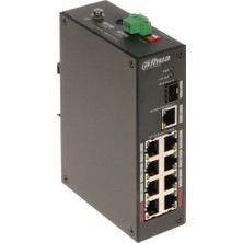 Ronanna Dahua PFS3110-8ET-96-V2, 8 Port, Megabit, Poe 96W, 1 Port Gigabit Uplink, 1 Port Gigabit Sfp, Yönetilemez, Masaüstü Switch