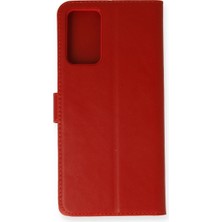 Moresun Buğz Samsung Galaxy Note 20 Kılıf Trend S Plus Kapaklı Kılıf - Kırmızı