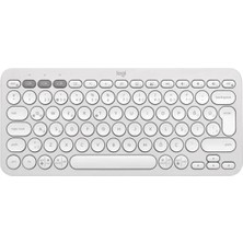Ronanna Logitech K380S Pebble Keys 2 Bluetooth Kablosuz Klavye Beyaz Aydınlatmasız Ev - Ofis Kullanımına Uygun BEYAZ 920-011860