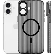 Moresun Buğz Joko  Iphone 16 Line Magsafe Kapak - Gri