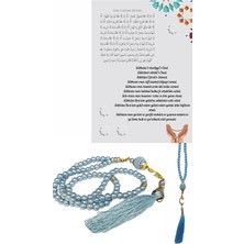 LTG Nova Namaz Tesbihi Vavlı 99'lu Cam Incili Ismi Azam Dua Kartı Ile Renk Hediyelik