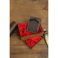 Akronium Leather Hakiki Deri Minimalist Tasarım Kartlık-Kadın&erkek