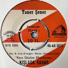 Taner Şener  -  Kışlada Bahar  /  Nerdesin    (45 Lik Yerli Plak , Dönem Baskı)