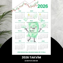 LTG Nova Takvim 2026 A4 300 gr Dijital Baskı Yeşil