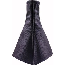 LTG Nova Tüm Araçlara Uyumlu Vites Körüğü Siyah Vinil Gri Dikiş