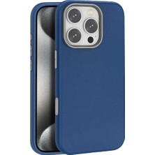 Moresun Buğz Joko  Iphone 16 Pro Max Wonder Deri Magsafe Kapak - Lacivert