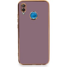 Moresun Buğz Huawei P20 Lite Kılıf Volet Silikon - Mor