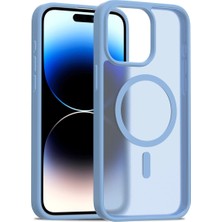 Moresun Buğz Joko  Iphone 15 Pro Max Jota Magsafe Kapak - Açık Mavi
