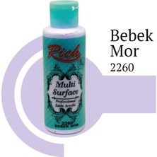 Ronanna Rich Multi Surface 2260 Bebek Mor Akrilik Boya 130 cc