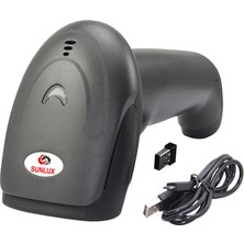 Ronanna Sunlux XL-9309B, El Tipi, Laser, Wifi, Bluetooth, Kablosuz, 300METRE, 1d, Barkod Okuyucu