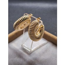 Museum Of You Rose Gold Renk Vintage Italyan Burgu Halka Küpe, Xp