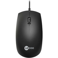 Ronanna Lecoo MS100, USB Kablolu, 3 Tuşlu, Mouse, 1.000 Dpı, Siyah
