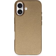 Moresun Buğz Joko  Iphone 16 Wonder Deri Magsafe Kapak - Bronz