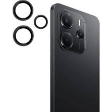 Moresun Buğz Joko Xiaomi Redmi Note 14 4g Pvd Metal Kamera Lens - Siyah