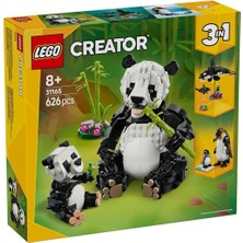 Sinerjim 31165 LEGO Creator 3in1 - Panda Ailesi 626 Parça +8 Yaş