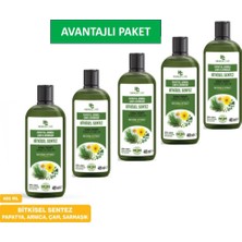 Hunca Papatya, Arnica, Çam ve Sarmaşık Içerikli Bitkisel Şampuan, 485 ml x 5li