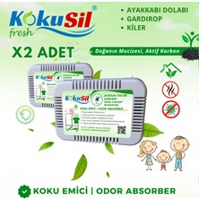 Kokusil Ayakkabı Dolabı Koku Giderici ve Koku Emici 2 Li Paket