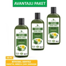 Hunca Papatya, Arnica, Çam ve Sarmaşık Içerikli Bitkisel Şampuan, 485 ml 3lü