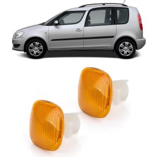 CME PARTS Skoda Roomster 2006-2015 Uyumlu Sağ+Sol Takım Sarı Çamurluk Sinyali 2 Adet 1U0949127