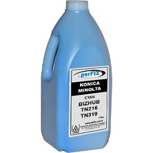 Ronanna Rt Km Bızhub TN216 - TN319  Mavi  Japon Toner Tozu  1 kg