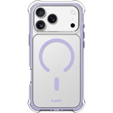 Laut iPhone 17 Pro 6.3 Manyetik Şeffaf Kılıf – Magsafe Uyumlu 360° Darbe Emici Tpu/pc Koruma Mor