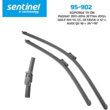 Ronanna Sentinel Audi Q2 Jetta 4 Golf 6 Passat cc Octavia 3  Silecek 600-480MM