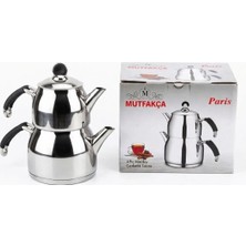 Mutfakça Paris Mini Boy 4 Parça Silikon Kulp Çaydanlık Takımı 0.75-1.20 Litre