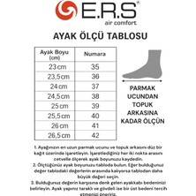 E.R.S Air Comfort Beyaz Hakiki Deri Kadın Loafer Ayakkabı Toka Detaylı