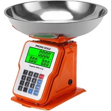 İlkyaz Fashion Ieg™ 30KG 1g Dijital Kefeli Terazi Pilli ve Adaptörlü Elektronik Tartı, Paslanmaz Çeli