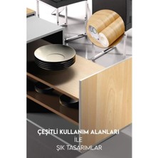 Ronanna Ahşap Görünümlü Kendinden Yapışkanlı Kaplama Folyosu 5 Metre