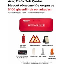German Kupfermax Araç Muayene Uyumlu 22 Parça Acil Durum ve Profesyonel Trafik Seti ''ab Onaylı ve Ce Belgeli''