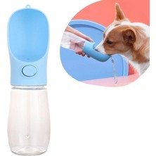 İlkyaz Fashion 450 ml Taşınabilir Butonlu Evcil Hayvan Suluğu