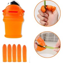 İlkyaz Fashion Pratik Baş Parmak Sebze Kesme Ayıklayıcı Bayan M Set