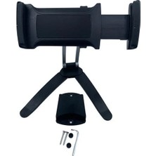 İlkyaz Fashion 360 Derece Dönebilen Mutfak Masaüstü Telefon Tablet Tutucu Ayarlanabilir Esnek Ayaklı Metal G�