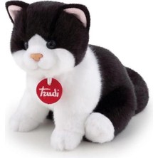 Ronanna Trudi Peluş Siyah Beyaz Kedi 20 cm