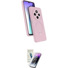 Masa Dostu Ieg™ Redmi 14C Kılıf Iz Işık Koleksiyonu - Şeffaf Pasifik Cam Ekran Koruyucu