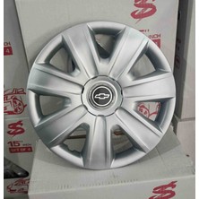 Yk Chevrolet Aveo / Lacetti / Epica / Cruze / Spark 14 Inç Uyumlu Jant Kapağı 4'lü Takım Amblem Hediyeli